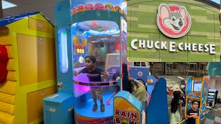 Chuck E Cheese Family Fun Indoor Games and Activities for kids  USA 🇺🇸  Smart Kids America vlog [upl. by Jamilla]