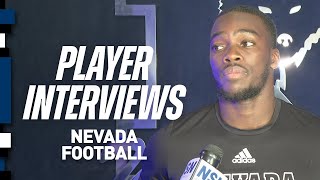 Nevada Football Interviewing Austin Harnetiaux Caleb Ramseur and Matthew Killam [upl. by Abil171]