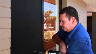 Sliding Window Security Screens How to install [upl. by Marwin]