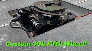 We Got A Custom 40k Fifth Wheel Hitch [upl. by Onaicilef]