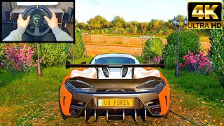 McLaren 620R  Forza Horizon 5  Thrustmaster TX Steering Wheel Gameplay [upl. by Lela269]