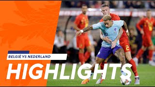 Highlights België  Nederland 16102018 [upl. by Beattie376]