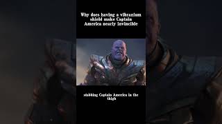 Why does having a vibranium shield make Captain American nearly invincible [upl. by Gish118]