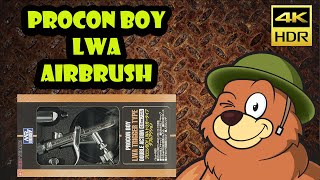 Airbrush Review Procon Boy LWA trigger type 05mm [upl. by Leund996]