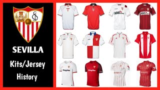 Sevilla Jersey HistoryEvolution from 2000 to 2022 Home amp Away  Sevilla Kit 20212022 [upl. by Davies]