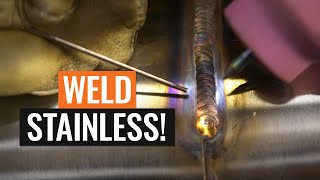 How to TIG Weld Stainless Steel  Tips Tricks Pulse and Machine Setup [upl. by Aderf]