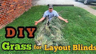 DIY Grass for Layout Blinds [upl. by Divan]