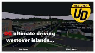 I played the ORIGINAL Roblox ultimate Driving Westover islands [upl. by Marje]