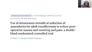 Role of steroids in clinical anaesthesia  Dr Sivakumar Pillai  ISACON Kerala 2021 [upl. by Zane]