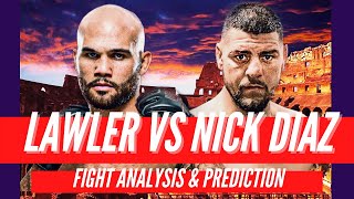 UFC266 Nick Diaz vs Robbie Lawler Fight Analysis and Prediction with MMA fighter Colby Thicknesse [upl. by Vivien]