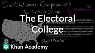 Constitutional compromises The Electoral College  US government and civics  Khan Academy [upl. by Reese]