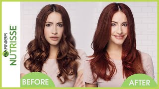 How to Apply Nutrisse Color Reviver  Garnier Hair Color [upl. by Hoashis516]