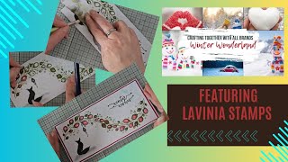 Crafting With All Brands Winter Wonderland featuring Lavinia Stamps [upl. by Ahtel]