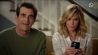 WhatsApp Meets Modern Family  Official TV Commercial tvcommercials modernfamily whatsapp [upl. by Aynat]