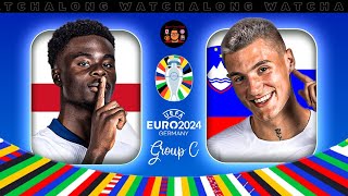 ENGLAND VS SLOVENIA LIVE EURO 2024 MATCH REACTION [upl. by Butterworth]