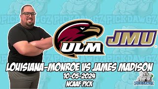 Louisiana Monroe vs James Madison 10524 College Football Picks amp Predictions  Week 6 NCAAF Bet [upl. by Naujit160]