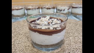 Vasitos de mousse de turrón y chocolate [upl. by Peggi234]