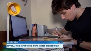 Jovem desenvolve método próprio de estudo e conquista vaga no curso de medicina da USP [upl. by Nyrhtakyram653]