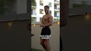 Back amp Bicep Workout workoutroutine backworkout bicepsworkout fitness fitnessmotivation [upl. by Rabush227]