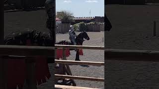 Watching the jousting at Kryal Castle Ballarat Australia jousting joust kryalcastle ballarat [upl. by Ahsahtan]