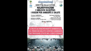 quotMaladepurazione e molestie olfattive i rischi per ambiente e salutequot [upl. by Rashidi]