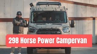 VAN TOUR I Ford Transit AWD Camper with 298 Horse Power redarc fordtransit vanlife [upl. by Nylodnewg]