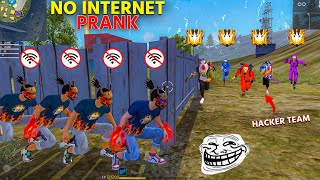 NO INTERNET PRANK  FREE FIRE FUNNY GAMEPLAY  NADIYA FF [upl. by Balfore]