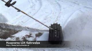 Husqvarna Kehrwalze  Snow Sweeper [upl. by Krigsman]