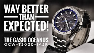 The Casio Oceanus Ocwt30001ajf  An Amazing Do It All Watch [upl. by Richelle]