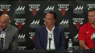 BullsMediaDay Press Conference with John Paxson Gar Forman and Fred Hoiberg [upl. by Yearwood]