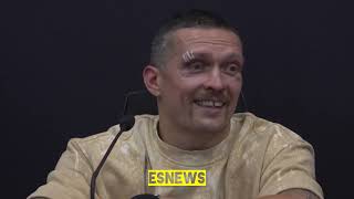 usyk after whooping fury asked was he worried about the scoring esnews boxing [upl. by Ruscher458]