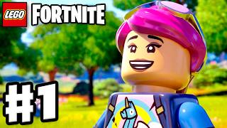 LEGO Fortnite  Gameplay Walkthrough Part 1  A Whole New World [upl. by Adlig]