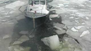 Ice Breaking Cheboygan Michigan [upl. by Chapnick262]