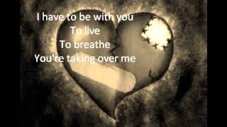 Evanescence Taking Over Me lyrics [upl. by Reffinnej]