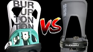 Burton Step On vs K2 Clicker  PARTS COMPARISON [upl. by Aslehc]