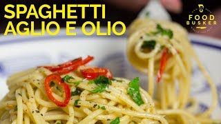 SPAGHETTI AGLIO E OLIO  5 very simple ingredients  John Quilter [upl. by Nylave612]