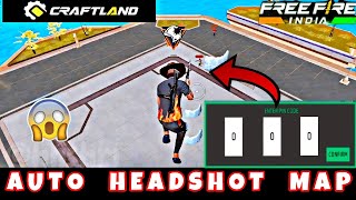 Auto hadshot craftland map code  Free fire only headshot craftland map by HN SHRI craftland [upl. by Sherman854]