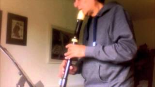 A Bova Piove sulle nostra mani ignude tenor recorder [upl. by Irrak538]