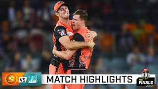 Perth powers into BBL Final with crushing win over Heat  KFC BBL10 [upl. by Rainie]