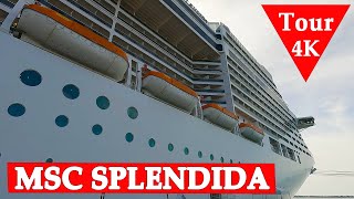 MSC SPLENDIDA  ship tour 2022  4K [upl. by Erusaert]