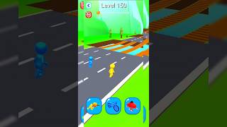 150 Shapeshifting Funny Race Gameplay new hyper casual games shorts gameplay shapeshifting [upl. by Kannan]