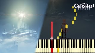 Enkanomiya 2 OST piano transcription amp tutorial Genshin Impact [upl. by Machute873]