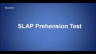 SLAP prehension test [upl. by Florrie218]