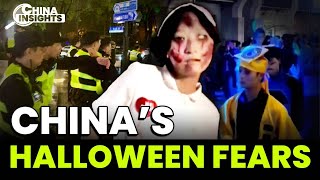 China BANS Halloween Mass Arrests in Big Cities [upl. by Mcquoid987]