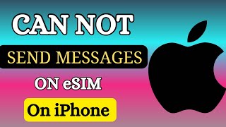 eSIM Messages iPhone Not Working [upl. by Oba]