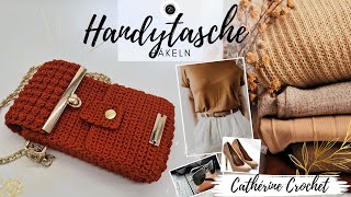 Wie man eine Handytasche häkelt  Cross Body Tasche  Handytasche mit Kartenfach [upl. by Ennaehr386]