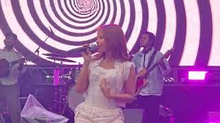 FanCam Nadin Amizah  Rayuan Perempuan Gila Playlist Live Super Festival 2024 Bandung [upl. by Alaehs]