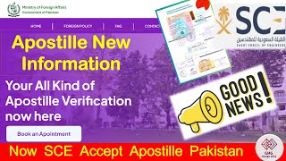 MOFA Apostille Online Appointment  Apostille Pakistan SCE  Documents Attestation [upl. by Lynda]