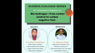 Biohydrogen  from carbon neutral to carbon negative fuel  Dr Sudheer Pamidimarri [upl. by Loughlin]