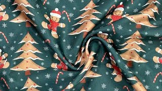 Christmas Special Printed Fabrics  Customized for Christmas  Running materials collection [upl. by Ylicec]